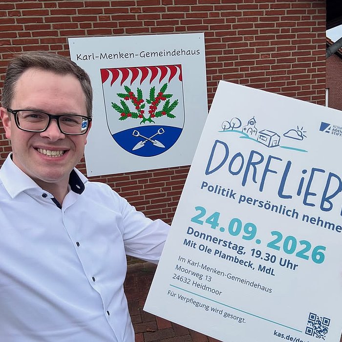 🏡 Politik persönlich nehmen: Die Dorfliebe-Tour! Los geht’s am 24.09.2026 um 19:30 Uhr in Heidmoor! Politik berührt uns...
